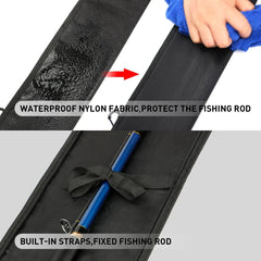Zeal Extendable Rod Bag 165cm-185cm - Let's Fishing Limited -New Zealand Fishing Tackle WholeSale Supplier