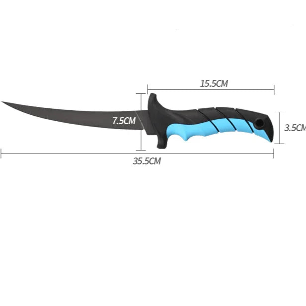 Outdoor Filleting Knife with sheath - ReelsDeal Fishing Sale NZ